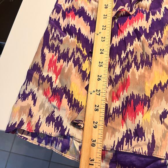 Parker Women's Multicolored Racer Back Summer Sun Mini Dress Size Small - Picture 10 of 10